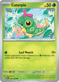 Caterpie, Pokémon 151 card 010