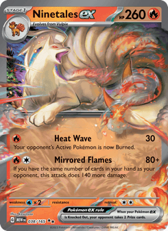 Ninetales ex, Pokémon 151 card 038