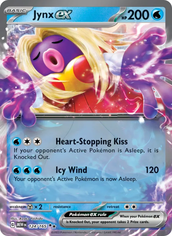 Jynx ex, Pokémon 151 card 124
