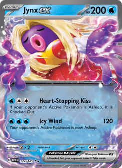 Jynx ex, Pokémon 151 card 124