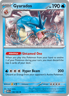 Gyarados, Pokémon 151 card 130
