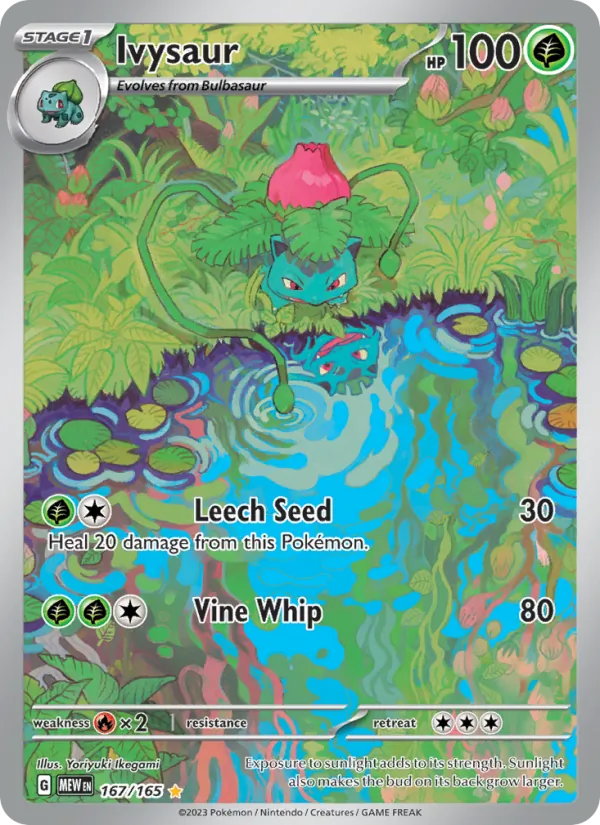 Ivysaur, Pokémon 151 card 167