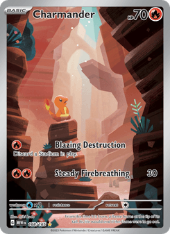 Charmander, Pokémon 151 card 168
