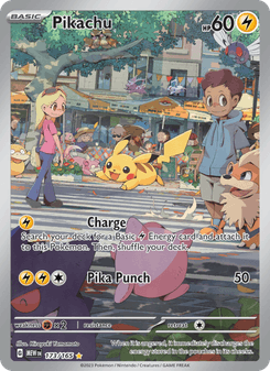 Pikachu, Pokémon 151 card 173