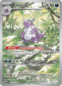 Nidoking, Pokémon 151 card 174