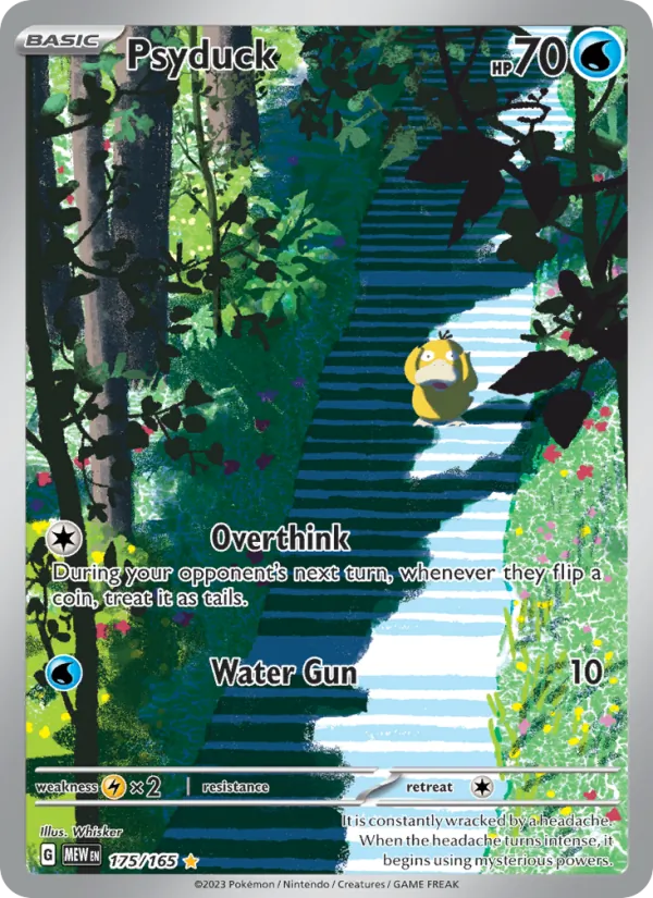 Psyduck, Pokémon 151 card 175