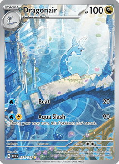 Dragonair, Pokémon 151 card 181