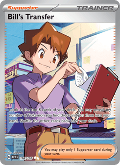 Bill's Transfer, Pokémon 151 card 194