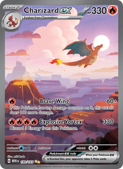Charizard ex, Pokémon 151 card 199