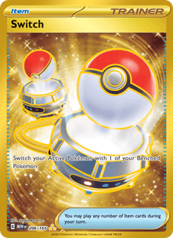 Switch, Pokémon 151 card 206